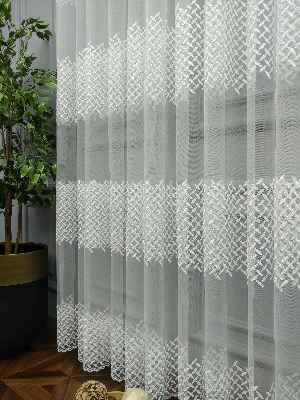 Brode Tül Perde 2022 Konak Özel Seri 905- Ekru