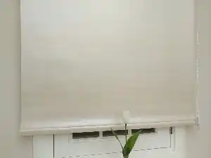Yaldızlı Blackout Işık Geçirmeyen Stor Perde -şampanya Rengi 1.kalite- Krem Koyu