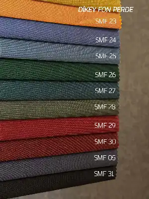 Brillant Akıllı Tül Perde, 20 Farklı Renkli Tül Dikey Zebra Perde 1. Kalite