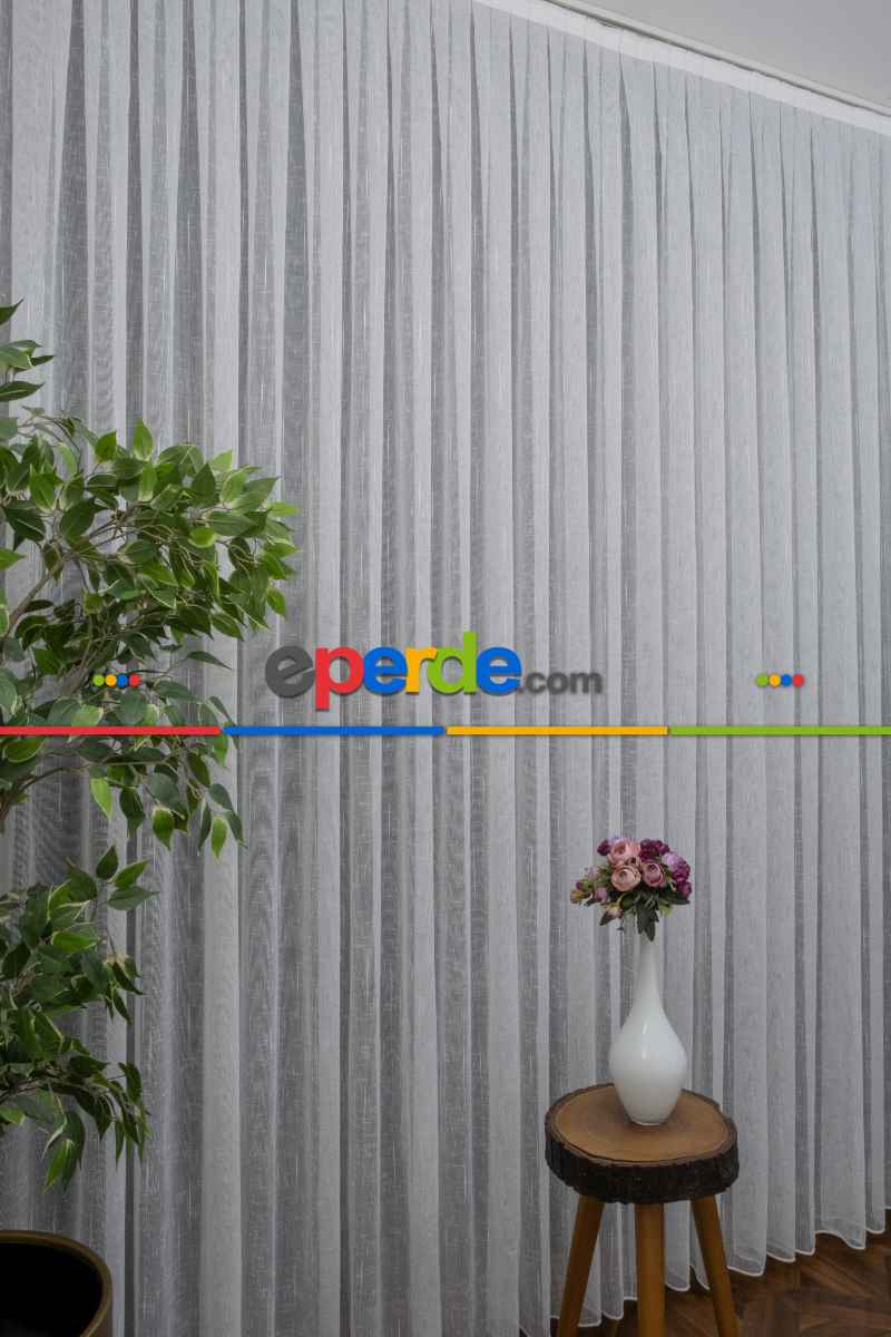 Genç Odası - Natural Keten Tül 1.kalite Ütü İstemez