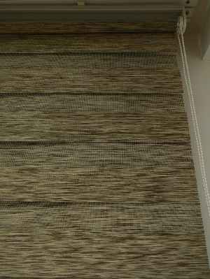 Zebra Perde - Bambu Düz Zebra Perde - Kahve Açık