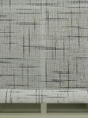 Salon - Keten Tül Stor Wicker - Çiftli Sistem Tül Stor Perde (wicker)- Gri-füme-antrasit
