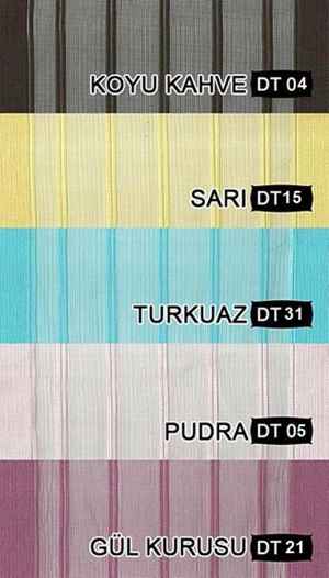Yeni Sezon İmalattan Dikey Tül Perde-çok Renkli