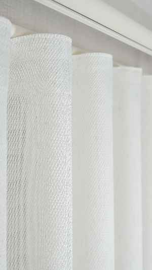 Ekru Sütlü Kahve Kırçıllı Tül Perde, Ağır Gramajlı Premium Seri, Kurşunlu Etek