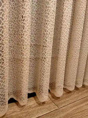 Vizon Leopar Desen Desen Modern Tül Perde