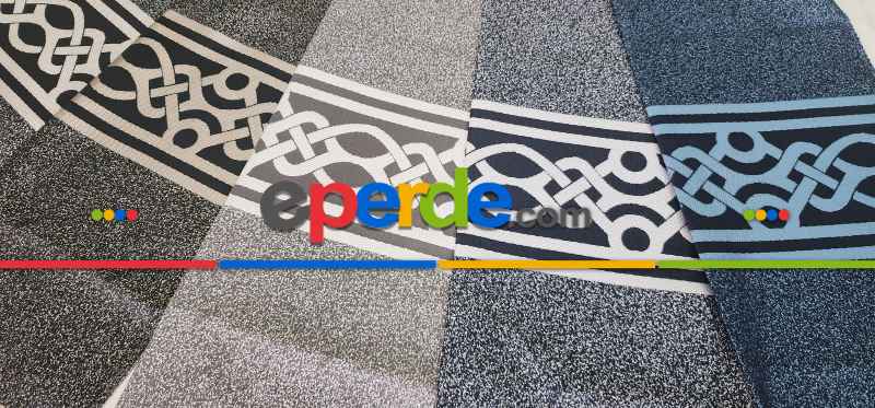 Taç Paradise Dikey Bordorlü Dikey Pano Fon Perde 70cm X 290cm 