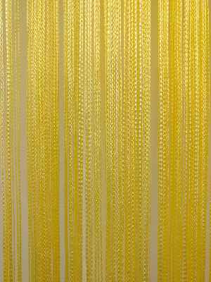 Sarı İp Perde- Sarı
