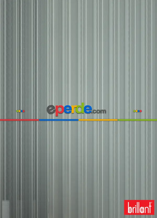 Brillant Akıllı Tül Perde Gri Renkli Tül Dikey Zebra Perde Düz 1. Kalite