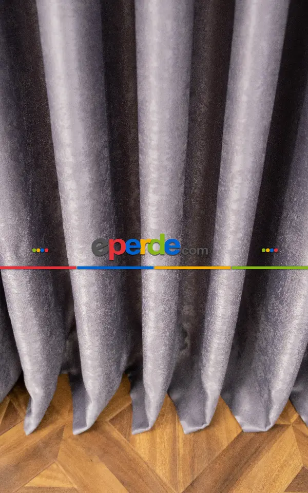 Yatak Odası - Soft Antrasit Fon Perde (180)- Antrasit