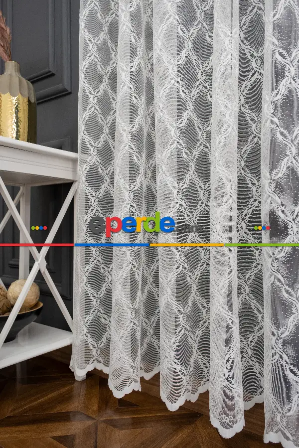 Taç Seher Tasarım Ütü İstemez Kırışmaz A+ Tül Perde