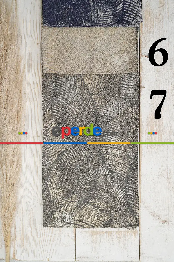 Yatak Odası - Lismore Yeni Tasarım Yaprak Desenli Lüx Perde Yüksek Gramaj Kaliteye Önem Verenler İçin