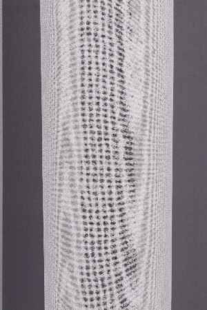 Krep Gri Düz Tül Perde