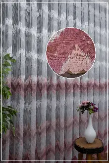 Yatak Odası - Harmony Tül Yeni Tasarım Renkli Gri Antrasit Füme Tül