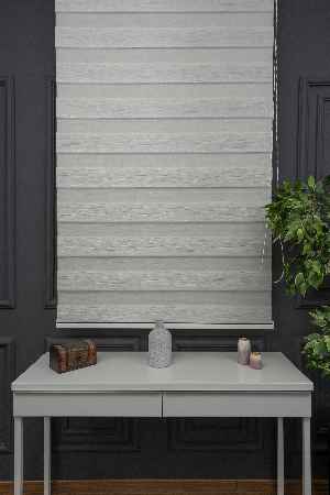 Zebra Perde -simli Kırık Pileli Zebra Perde