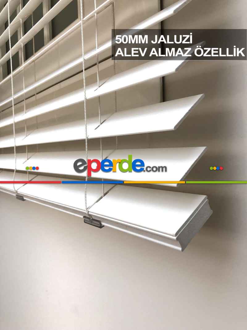 Mutfak Ahşap Jaluzi Perde- Krem