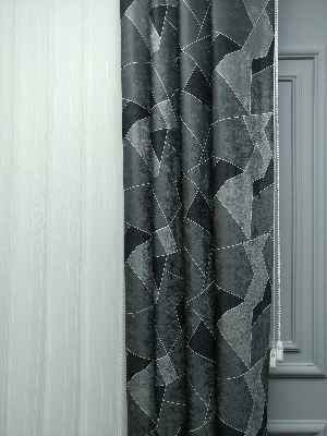 2021 Sezonu - Tül Dikey Zebra Perde - Fon Kumaşlı Tül Dikey Perde - Stor Tül Perde Hepsi Birarada- Gri Açık-gri Koyu-ekru