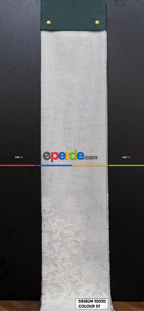 Salon Tül - Tuel Nakış Desenli Tül Perde 1.sınıf Kalite