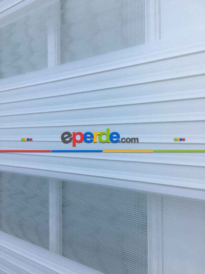 Oturma Odası - Zebra Perde - Geniş Pileli Zebra Perde- Ekru