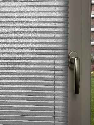 Mutfak - Plisel Perde, Gri Diamond Seri Cam Balkon Perdesi 1. Kalite Matkapsız Montaj Yaylı Sistem