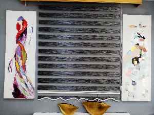 Oturma Odası - Bambu Zebra 2021 Sezonu Siyah-gri Kırçıllı A Kalite Bambu Zebra Perde- Siyah