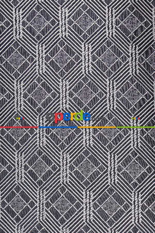 Yatak Odası Fon Perde - S Pile Dökümlü Jakar Dokuma Fon Perde