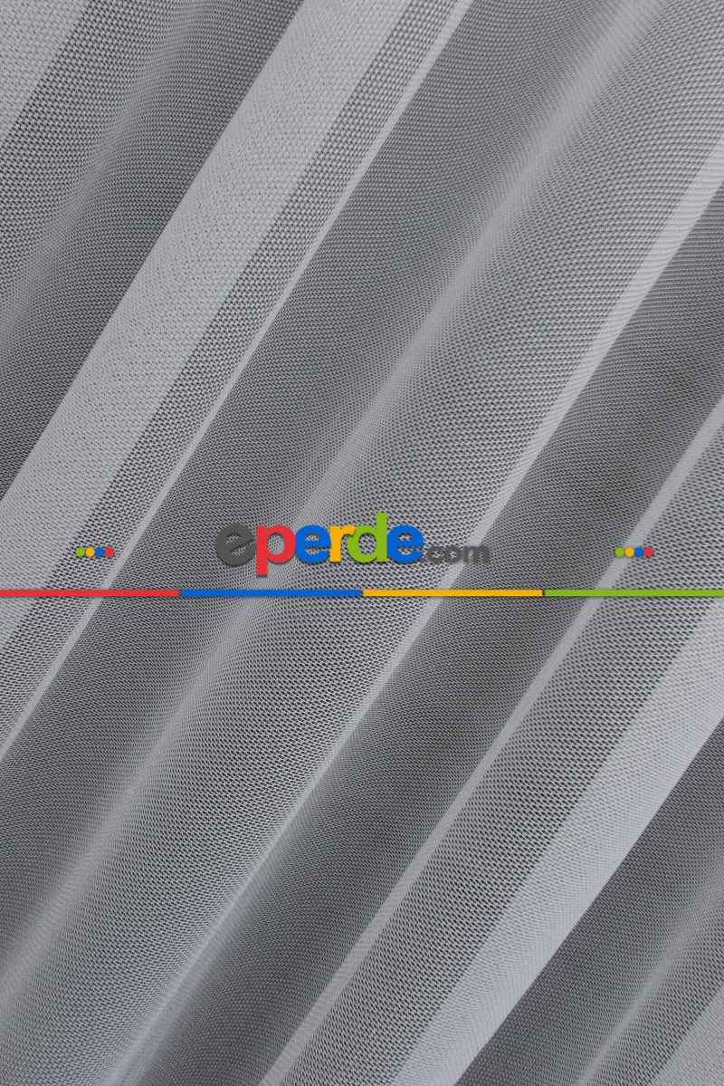 Taç Tül Perde Yeni Düz Sade Moda Tasarım Tül Etek İşlemeli Ütü İstemez Tül