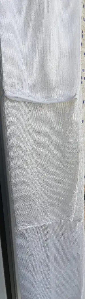 Leor Zırh Güneş Işığında Parlayan Tül Perde - Gümüş