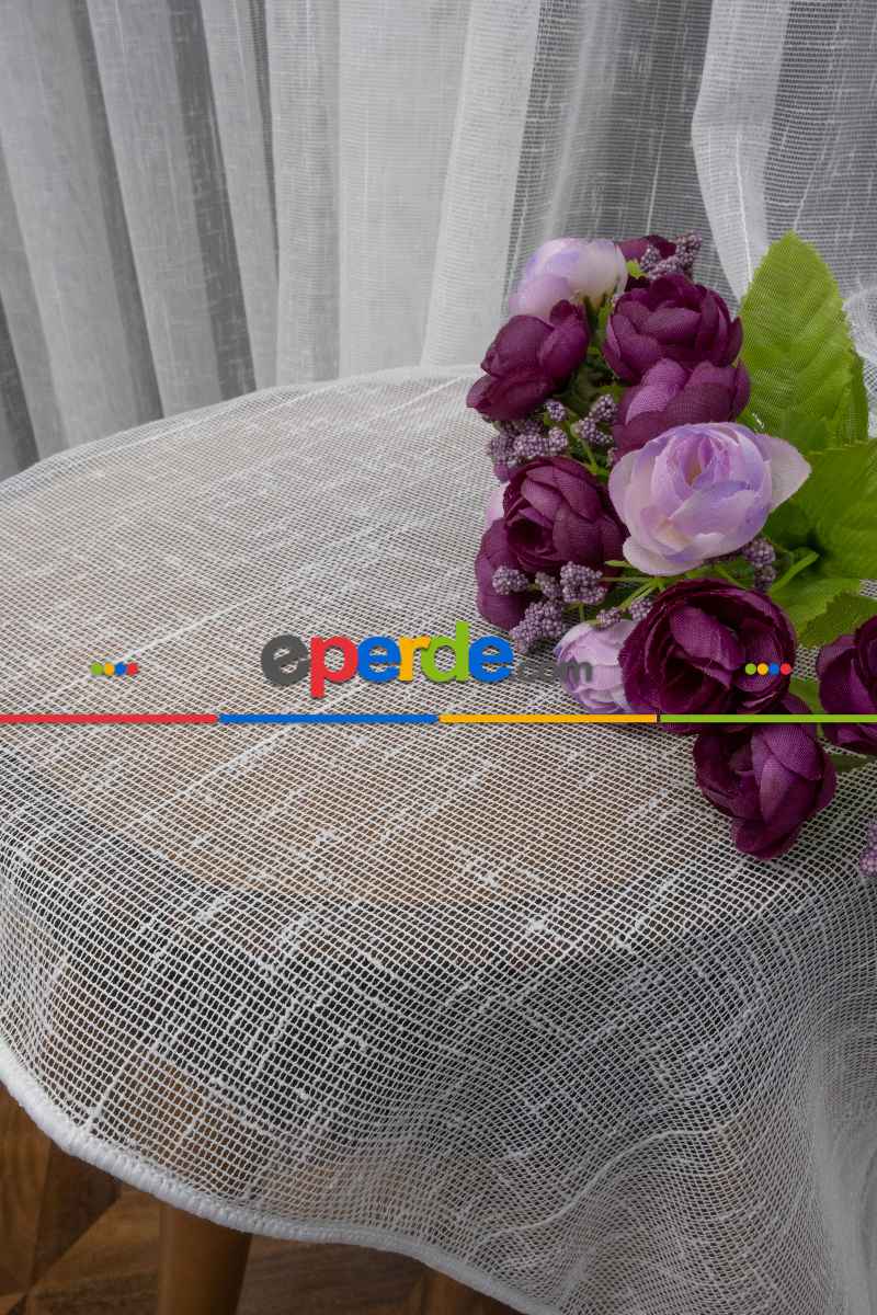 Genç Odası - Natural Keten Tül 1.kalite Ütü İstemez