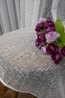 Genç Odası - Natural Keten Tül 1.kalite Ütü İstemez