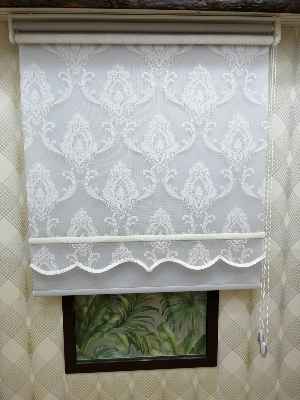 Çifli Sistem Tül Ve Stor Perde Bdz ( 827 )- Beyaz