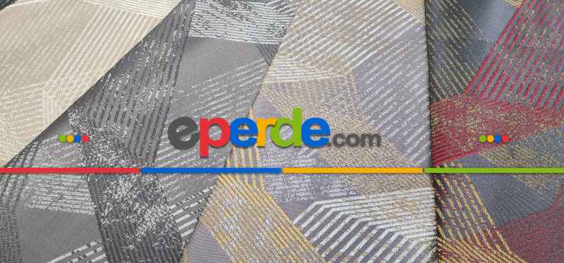 Taç Stream Çizgi Desen Pano Fon Perde 70cm X 290cm 