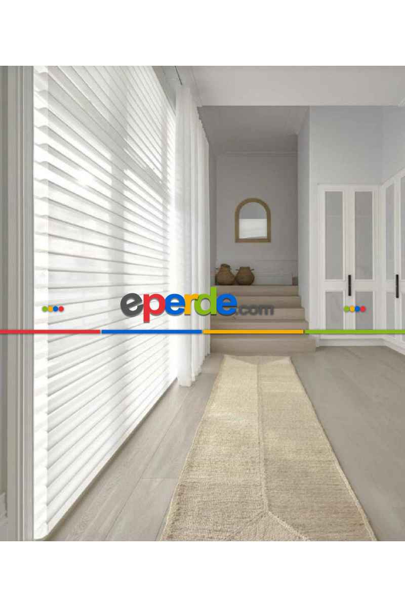 Mutfak Ahşap Jaluzi Muadili Kumaş Silüet Perde Yeni Nesil Perde Sistemleri