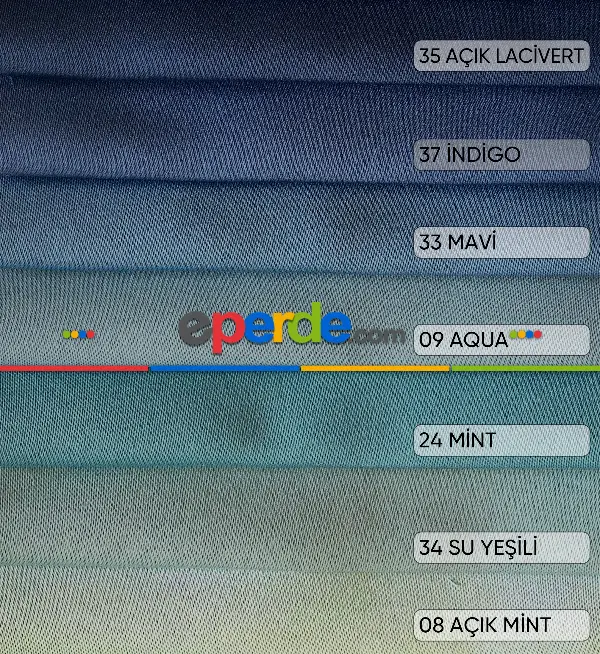 Kalın Gramajlı Karartma Düz Blackout Fon Ve Güneşlik Perde 26 Farklı Renk ( Özel Ölçü Sipariş ) Amerikan Pile Seçenekli