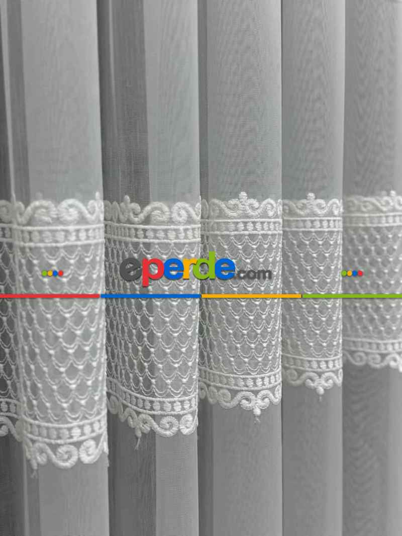 Salon Tül Perde - İşlemeli,nakışlı, Tül Perde