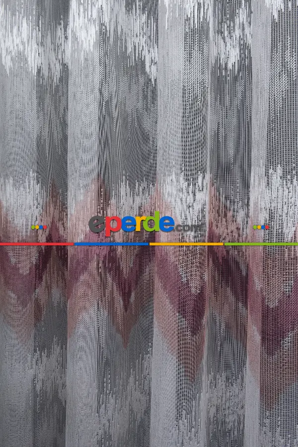 Salon Tül - Harmony Tül Yeni Tasarım Renkli Gri Antrasit Füme Tül