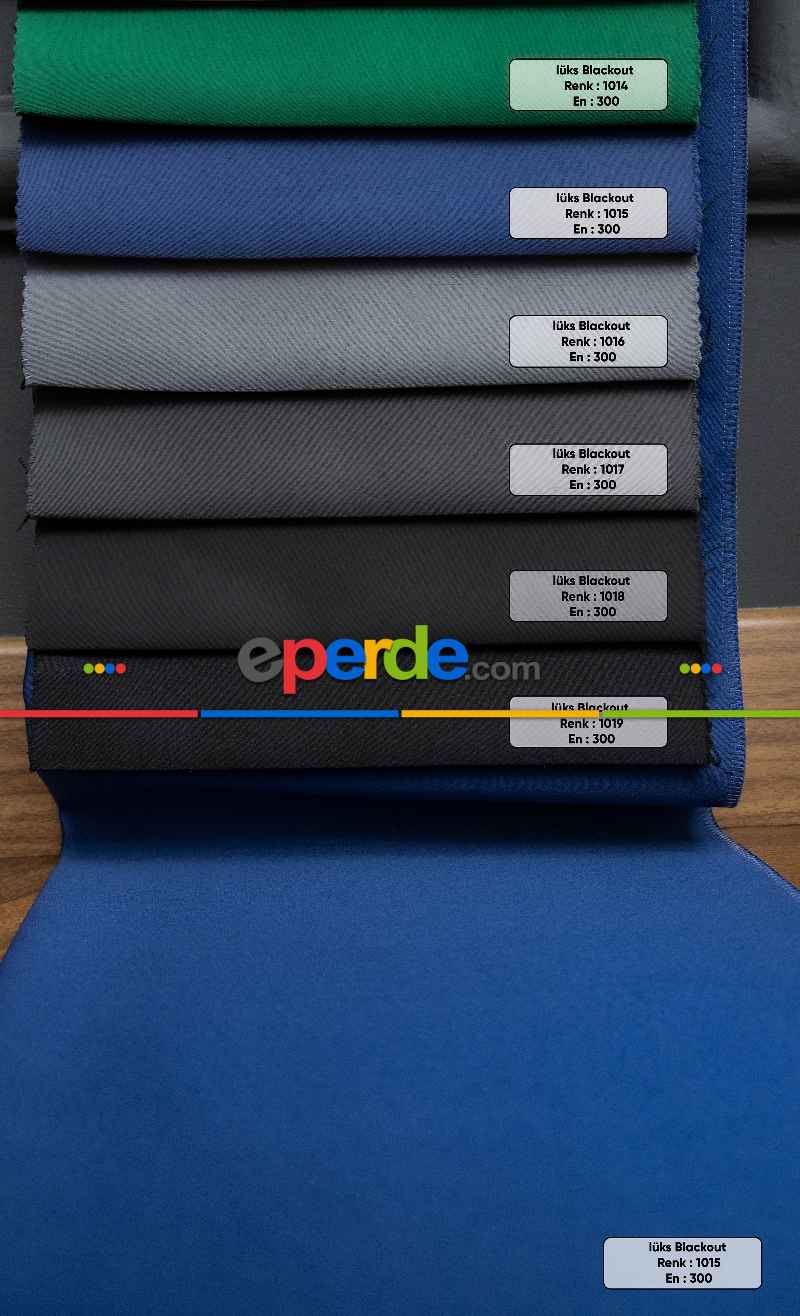 Blackout Düz Fon Perde Karartma Perde Güneşlik - Çok Renkli 1. Kalite