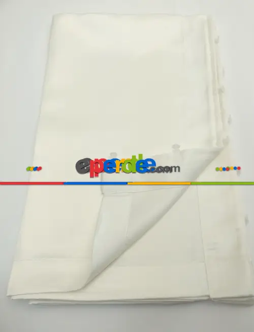 Güneşlik Saten Ekru- Krem