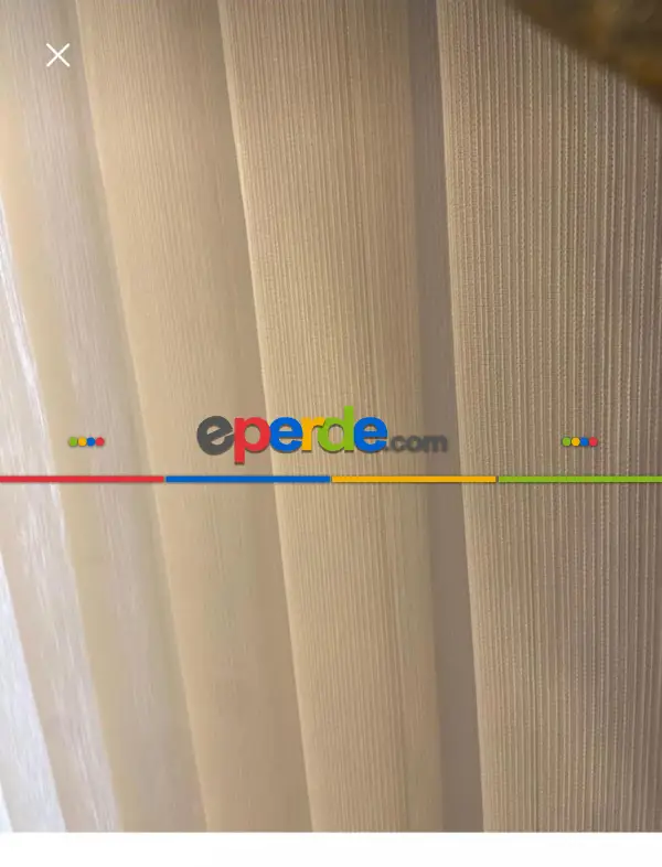 Brillant Düz Ağır Gramaj Tül Perde