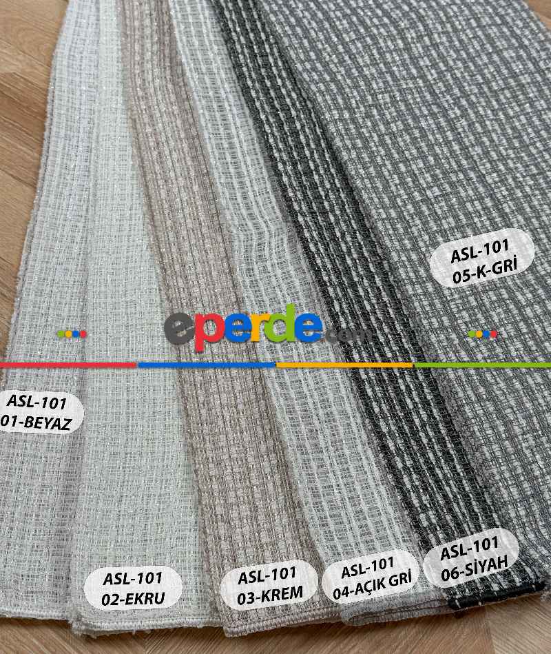 Simli Özel İplik Doğal Dokulu Düz Tül Perde - Özel Dokuma Ağır Gramajlı Premium