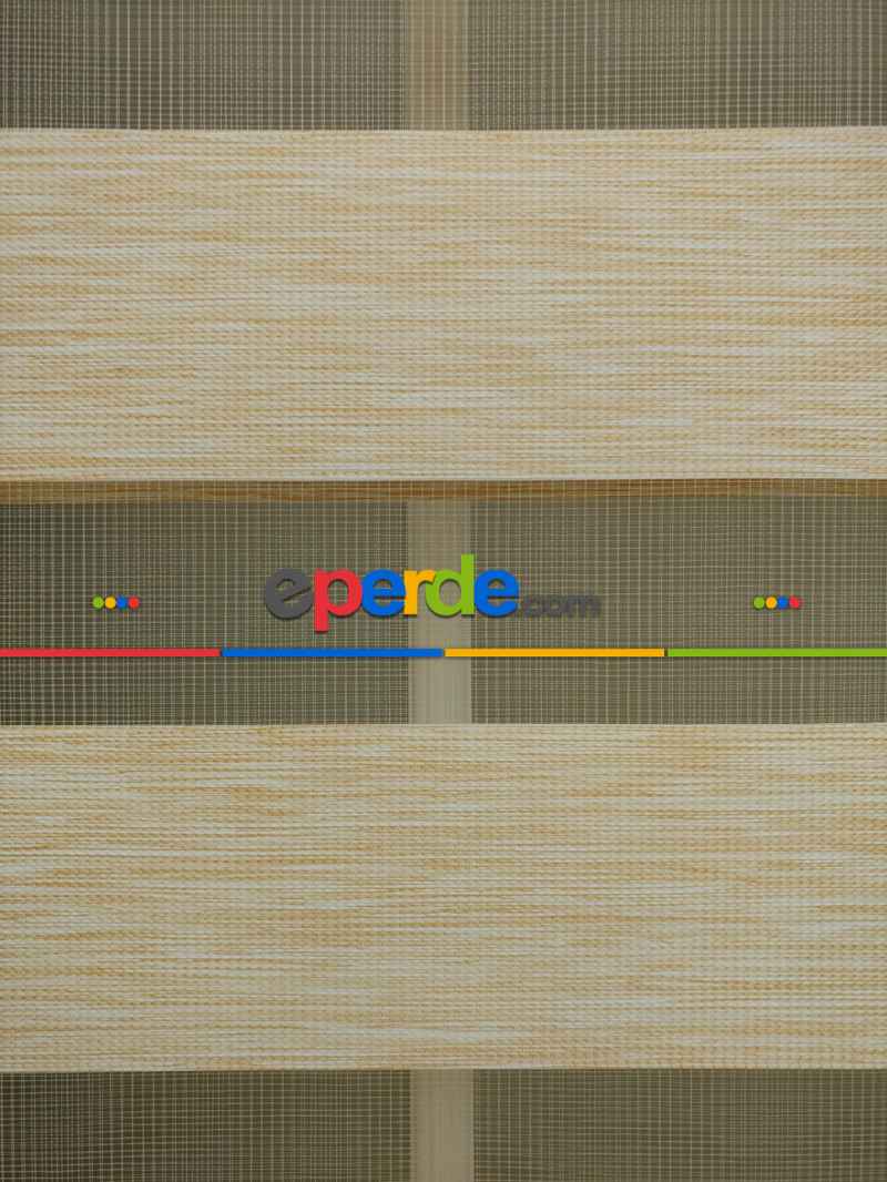 Oturma Odası - Zebra Perde -bambu Zebra (eco Serisi )- Kum Beji