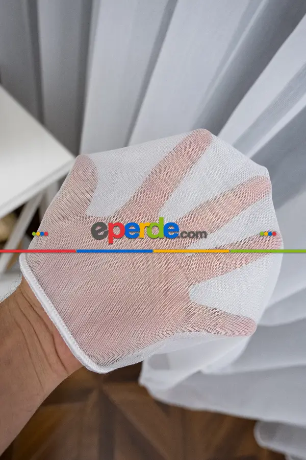 Bambu Düz Tül - Kurşunlu Tül