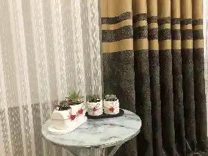 Patine Desenli 1. Sınıf Jakarlı Pano Fon Perde