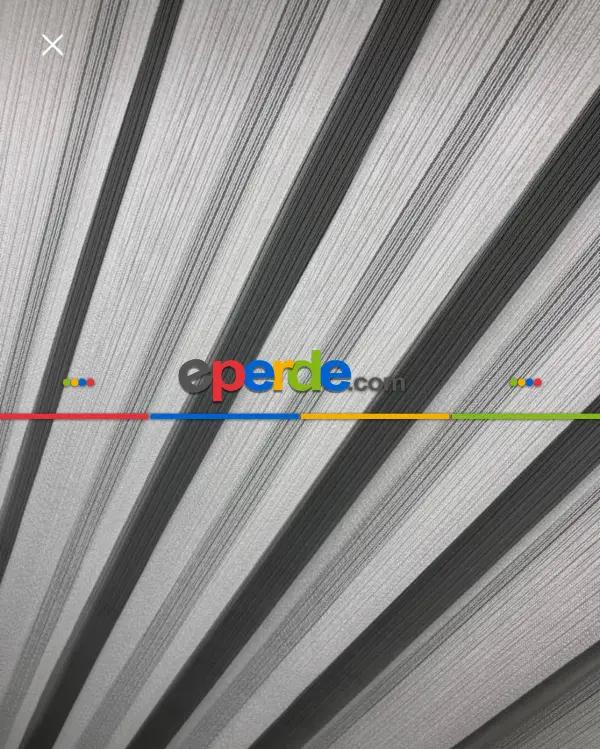 Salon - Brillant Düz İpek Pırlanta Lüx Tül Perde