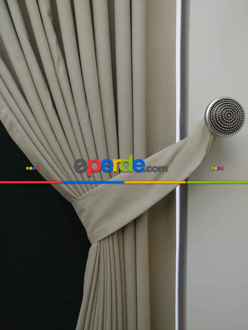 Düz Renk Dökümlü Fon Perde (150)- A.devetüyü