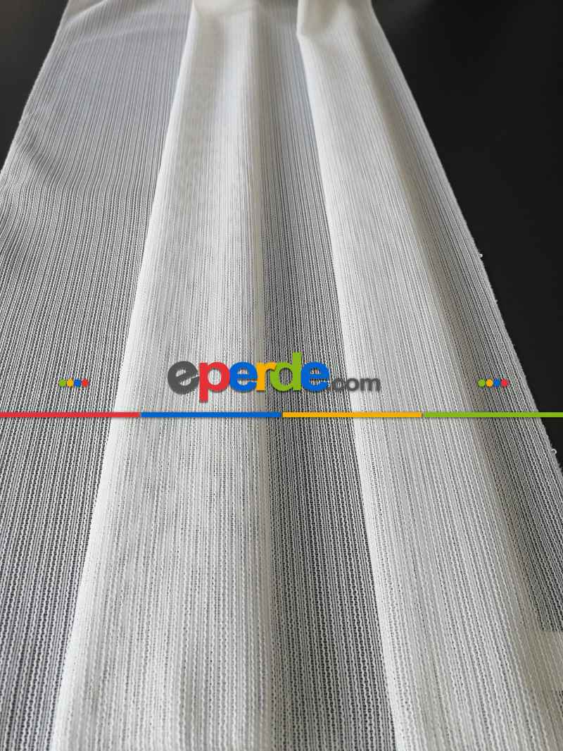 Yatak Odası - Dora Zırh Kapatıcılığı Yüksek Tül Perde - Ekru