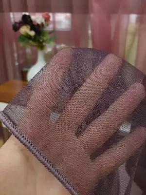 Kız Çocuk Odası Tül Perde- Gül Kurusu - Kurşunlu Tül