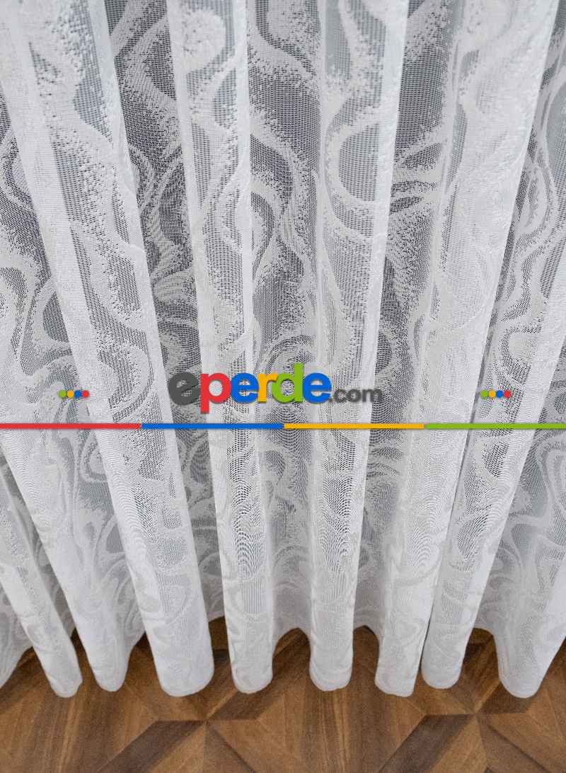 Salon Tül Perde - Fransız Dantel Tül Perde - Yüksek Kalite