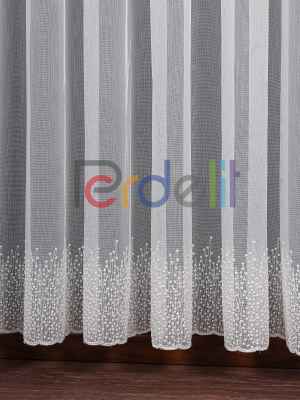 Etek Ucu Nakış İşlemeli Tül Perde