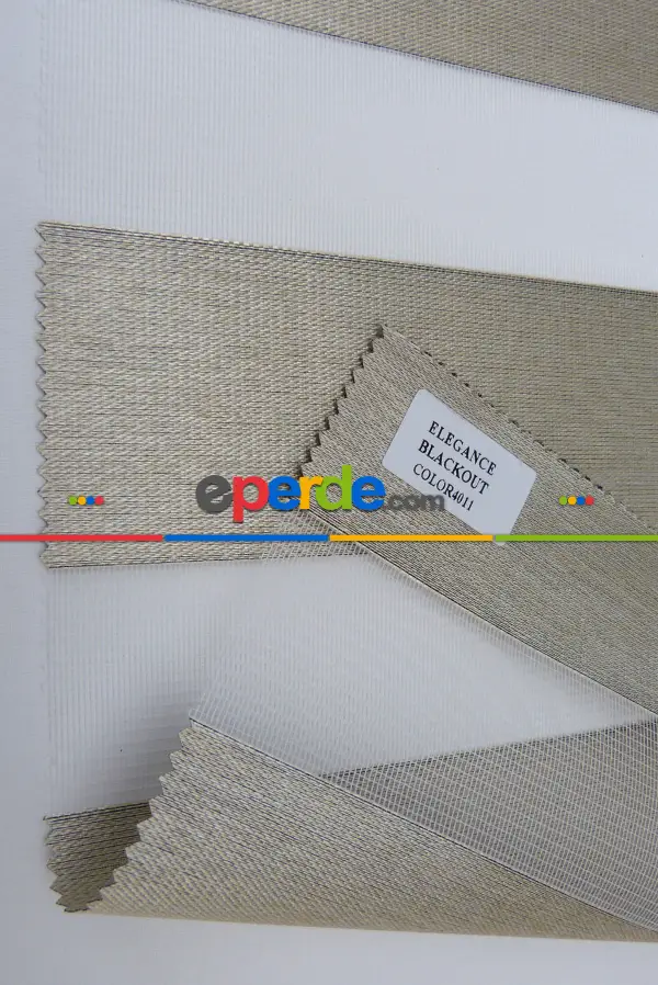 Karartma Zebra Perde Blackout Işık Geçirmez- Yeşil