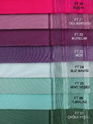 1. Kalite Çizgili Tül Dikey Zebra Perde - Ft14 Füme- Ft27 Çağla Yeşili-ft16 Hardal Sarı- Ft02 Ekru- Füme-ekru-hardal Sarısı-su Yeşili